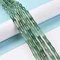 Natural Green Aventurine Beads Strands, Bamboo Stick