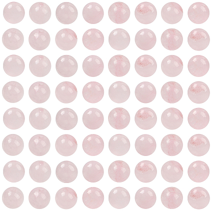 Естественно розового кварца круглых бусин