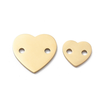 304 подвески-сердечки из нержавеющей стали с лазерной резкой, ионное покрытие (ip)