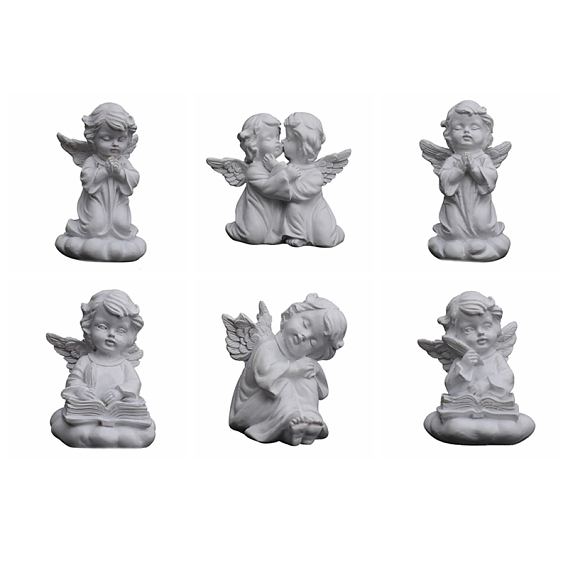 Статуя ангелов из смолы, для украшения домашнего рабочего стола