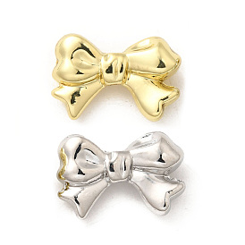 Бусины из сплава с бантом, без свинца, без кадмии и без никеля, стойки покрытие