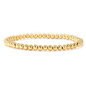 Круглые латунные браслеты из эластичной ленты с бусинами в богемном стиле