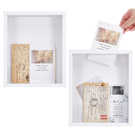 2шт. прямоугольная копилка из искусственного картона, фоторамка, денежные банки