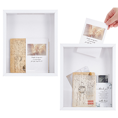 2шт. прямоугольная копилка из искусственного картона, фоторамка, денежные банки