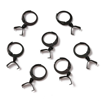 304 Stainless Steel Leverback Earring Finding, with Ice Pick Pinch Bails