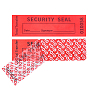 100Pcs Plastic Stickers, Disposable Security Seal