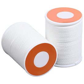 2 рулоны вощеного полиэстерного шнура, тайваньский вощеный шнур, витой шнур