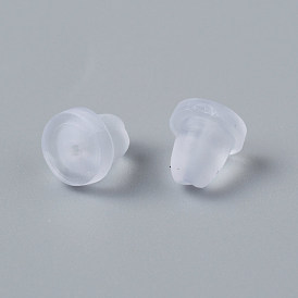 Écrous en silicone, dos d'oreille, pour faire des boucles d'oreille