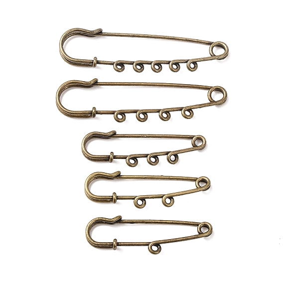 304 épingles à nourrice en acier inoxydable, épingles à kilt avec boucles