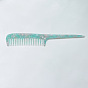 Marble Texture Anti-Static Hair Comb with Acetate Tail for European and American Hairstyles