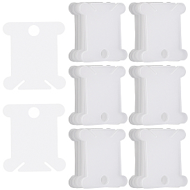 200шт. ПВХ-пластиковые доски для намотки нитей, бобины для ниток, для вышивки крестиком, хлопчатобумажной нитью, рукоделием, сделай сам, для хранения шитья, кость