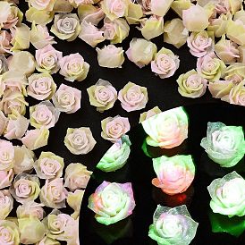 Luminous Resin Decoden Cabochons, Glow in the Dark, Flower