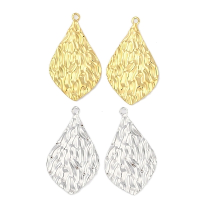 Ионное покрытие (ip) 304 большие подвески из нержавеющей стали, текстурированная подвеска-капля