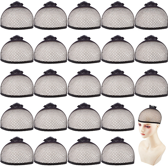 Эластичные парики, парики из эластичной сетки, для мужчин женщин, длинные и короткие волосы