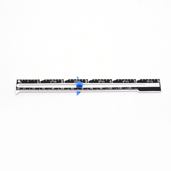 Aluminum Sliding Gauge Measuring Sewing Ruler Tool, for Sewing, Crafting, Marking Button Holes