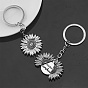 Alloy Keychain, Sunflower