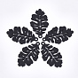 Spray Painted Alloy Pendants, Leaf