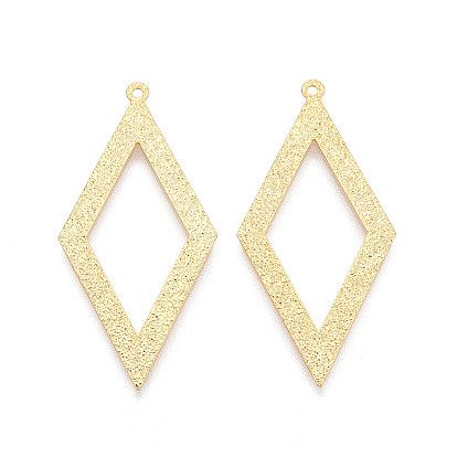 Латунные подвески, без никеля , ромб