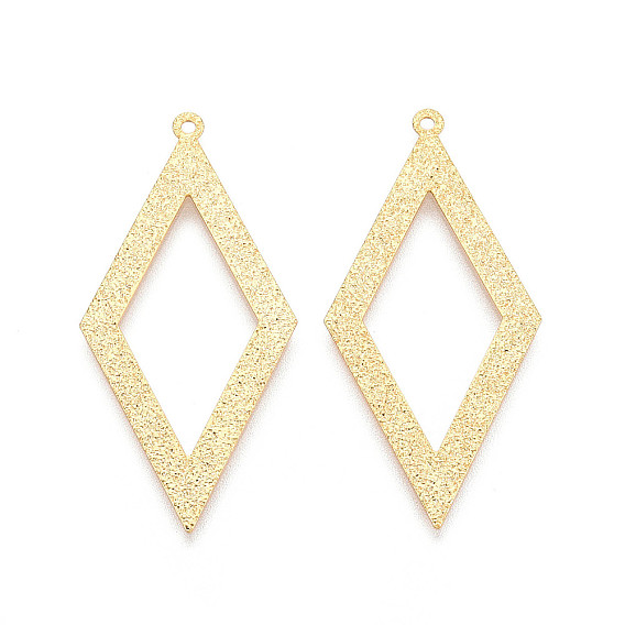 Латунные подвески, без никеля , ромб