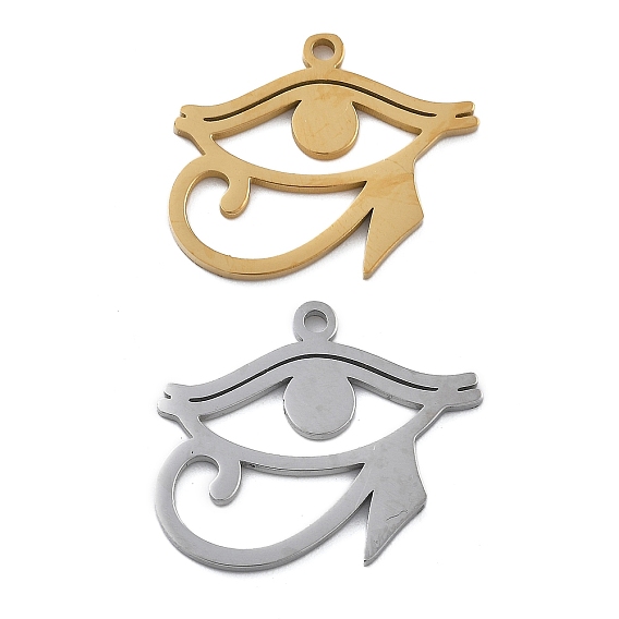 304 подвески из нержавеющей стали, лазерная резка, Очарование глаза Гора