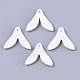 Natural Freshwater Shell Pendants, Fishtail