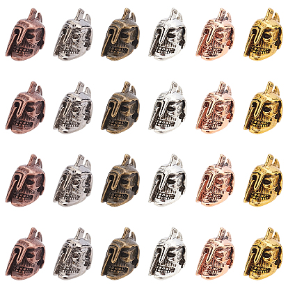 Tibetan Style Alloy Beads, Helmet