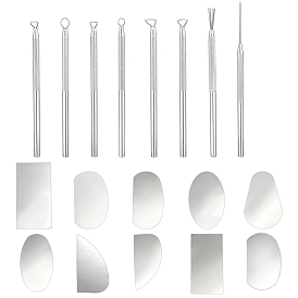 Наборы инструментов для работы с полимерной глиной, включая инструмент для создания текстур из сплава глины и керамики, проволочная текстура про иглу, скульптура, ножи для резьбы по дереву