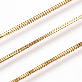 Ионное покрытие (ip) ручная работа 304 плоские змеиные цепи из нержавеющей стали, с катушкой, пайки