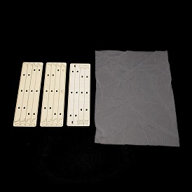 Рамка для изготовления бумаги из липы, с марлей, квадратный