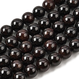 Natürliche Granat Edelstein Perlen Stränge, Runde