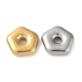 304 Stainless Steel Spacer Beads, Pentagram