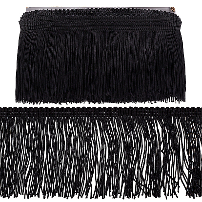 10 ярдов полиэстеровых кружевных лент с кисточками, украшение занавеса