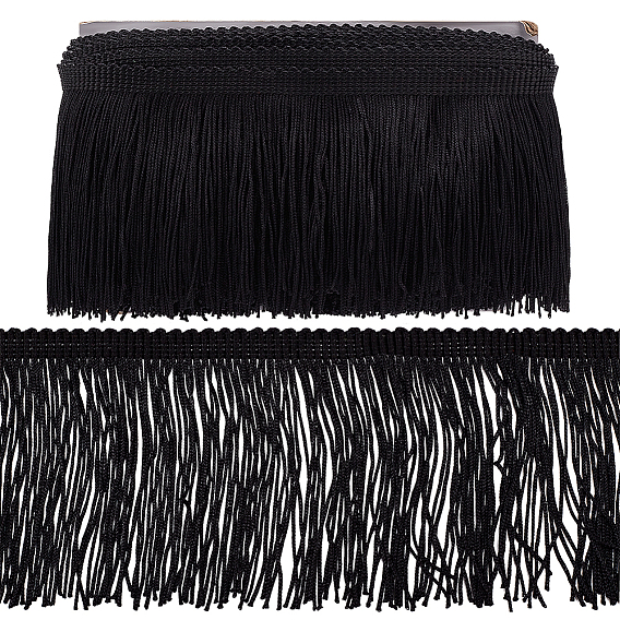 10 ярдов полиэстеровых кружевных лент с кисточками, украшение занавеса