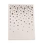 Transparent Plastic Embossing Template Folders, For DIY Scrapbooking/Photo Album Decorative/Embossed Paper, Stamp Sheets, Black