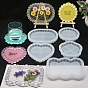 Coaster DIY Silicone Mold, Resin Casting Molds, for UV Resin, Epoxy Resin Craft Making, White