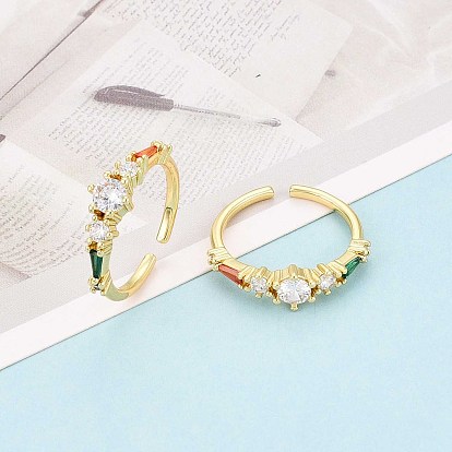 Манжеты из латуни с микро паве кубический цирконий для женщин, алмаз