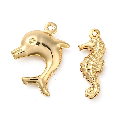 Латунные подвески, реальный 18 k позолоченный