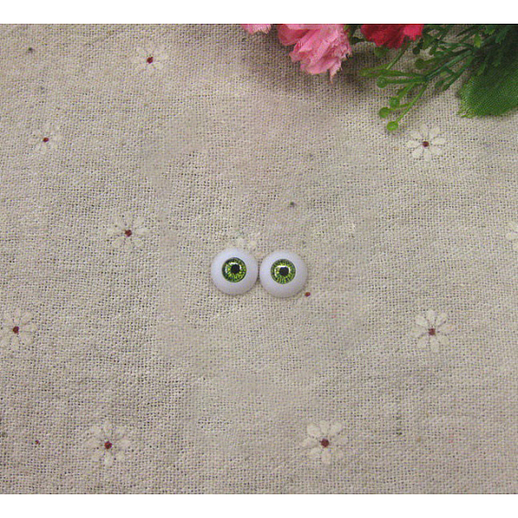 Сделать глазные яблоки из пластиковой куклы, фаршированные кукольные глаза, полукруглый