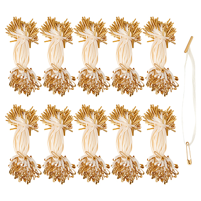 1000 шт. атласные цепочки для бирок, застежка для бирок на одежду, с сплава штифта