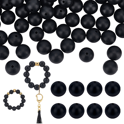 Silicone Beads, Round