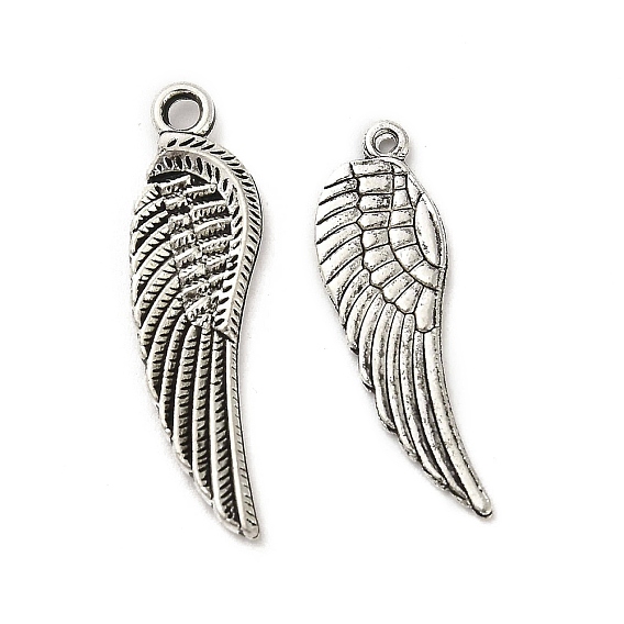 Сплавочные подвески тибетского стиля, без кадмия и без свинца, крыло