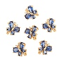 Barres d'espacement en laiton micro-pavé de zircone cubique Shegrace Butterfly, sans cadmium et sans plomb et sans nickel, plaqué longue durée