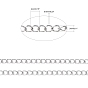 304 Stainless Steel Curb Chains, Twisted Chains, with Spool, Soldered