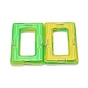 DIY Plastic Magnetic Building Blocks, 3D Building Blocks Construction Playboards, for Kids Building Toys Gift Accessories, Rectangle