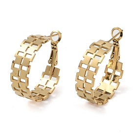 304 Stainless Steel Hoop Earrings, Jewely for Women