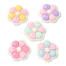 Opaque Resin Pendants, Flowers