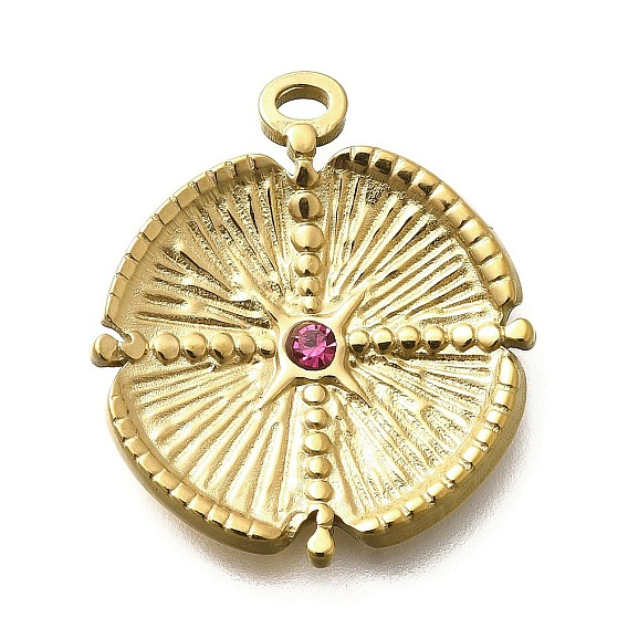 Ионное покрытие (ip) 304 подвески из нержавеющей стали, со стразами, текстура