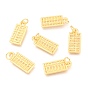 Alloy Pendants, Long-Lasting Plated, with Jump Ring, Abacus