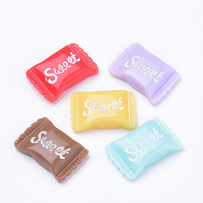 Кабошоны из смолы, сладкая конфета