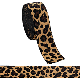 6 ярдов полиэстеровых лент с леопардовым принтом, эластичная лента для аксессуаров для одежды